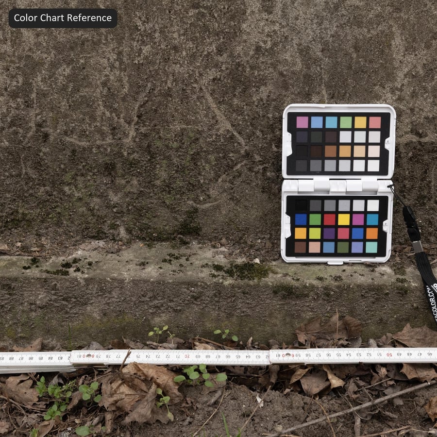 Wandtextuur van verweerd beton