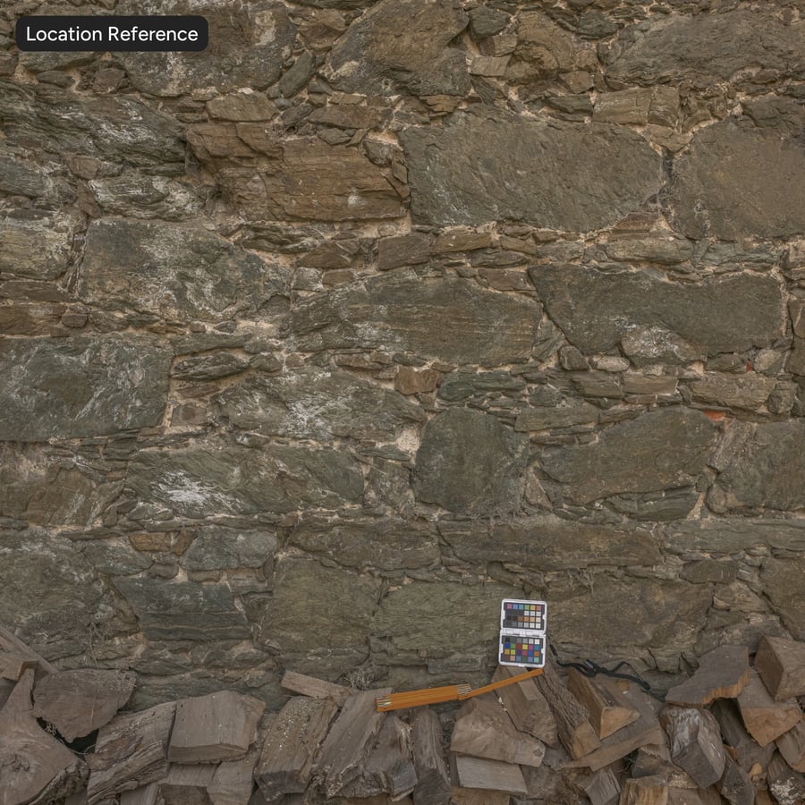 Mixed Dense Rubble Stone Wall Texture