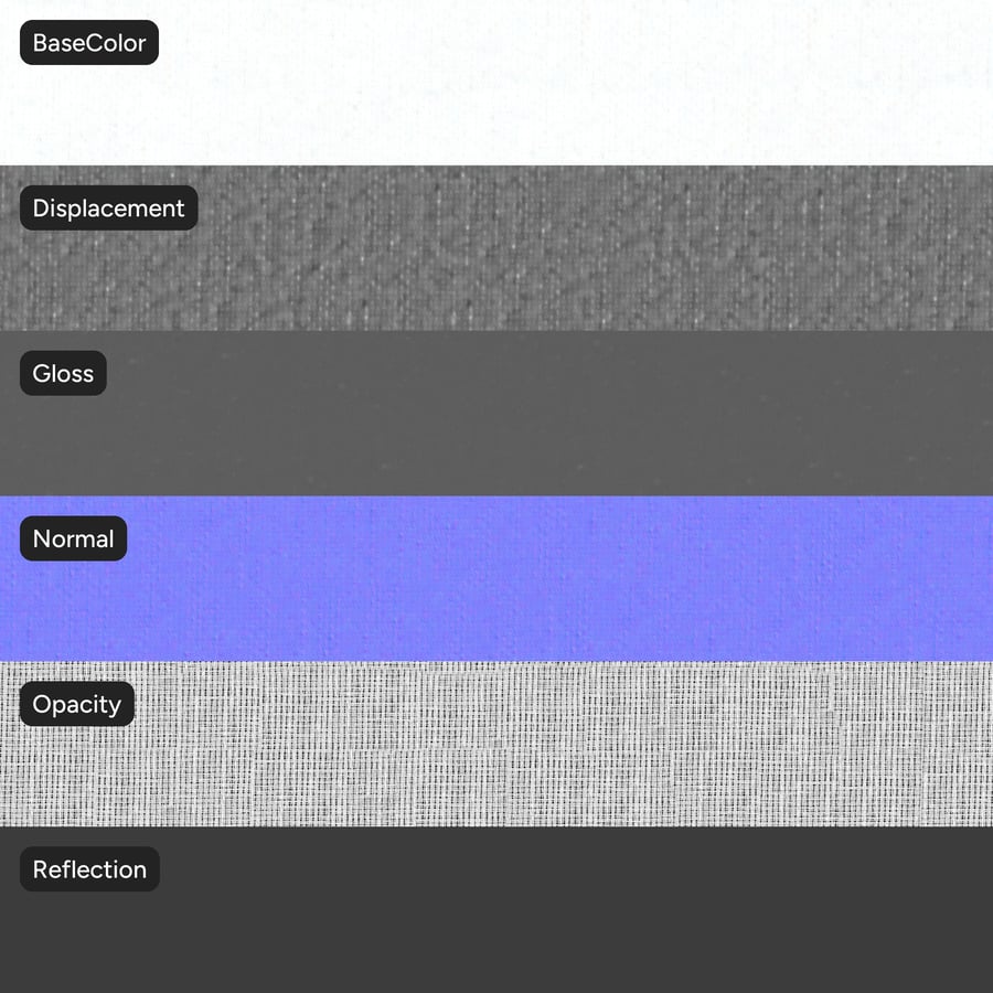 Einfarbiger Gardinenstoff Textur, Weiß