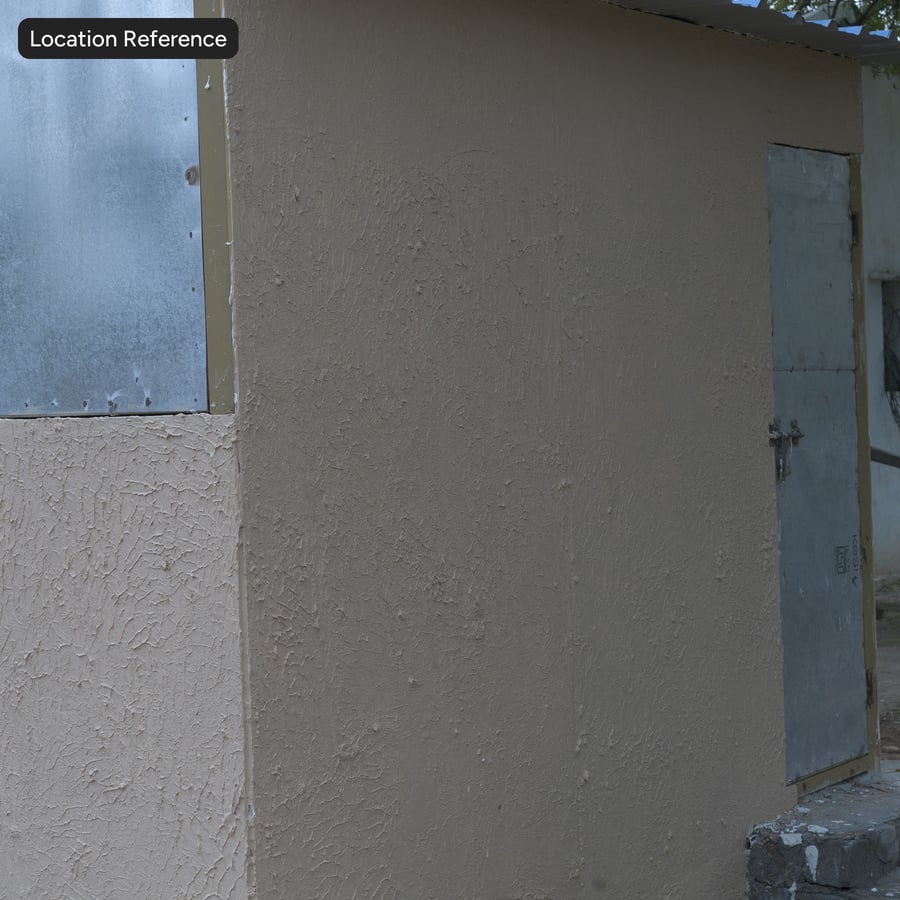 Cracking Stucco Plaster Texture, White