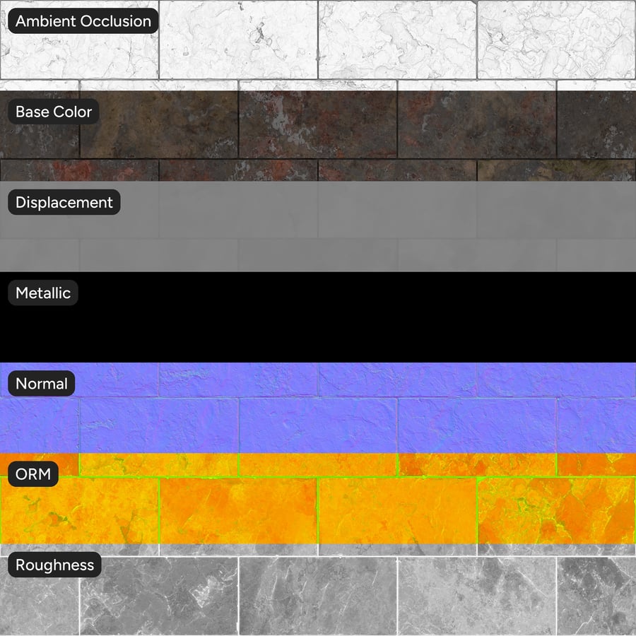 Texture de carreaux d'ardoise multicolores de Running Bond