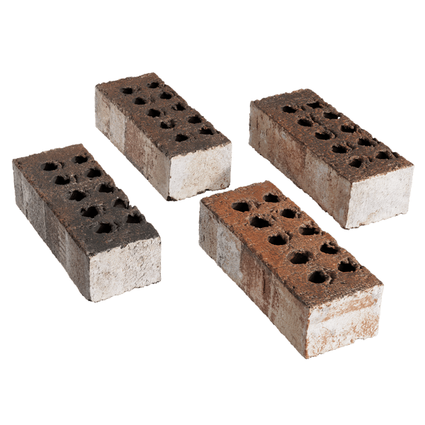 Worn Multicolored Clay Chatham Bricks Model