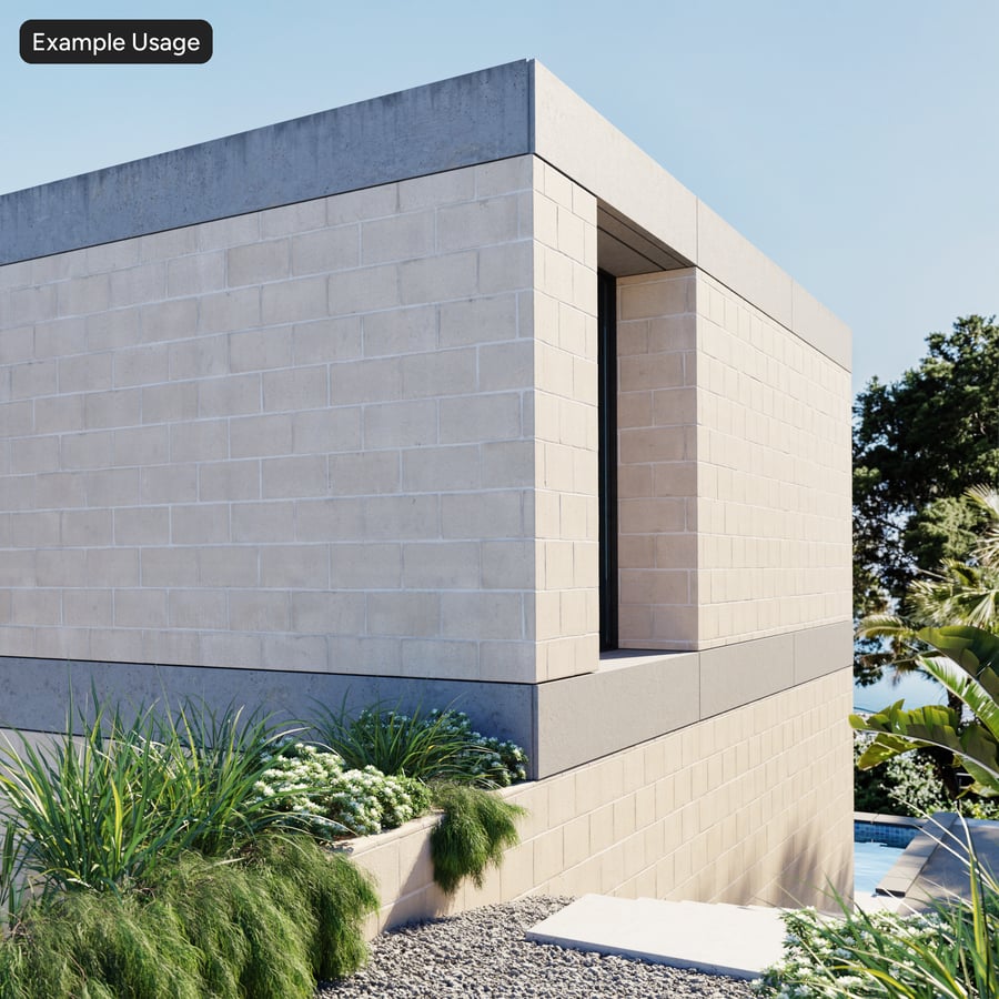 Smooth Cinder Concrete Texture, Beige