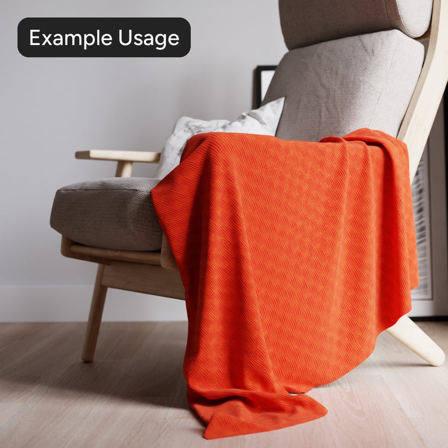 Crinkle Pleated Polyester Curtain Fabric Texture, Burnt Orange
