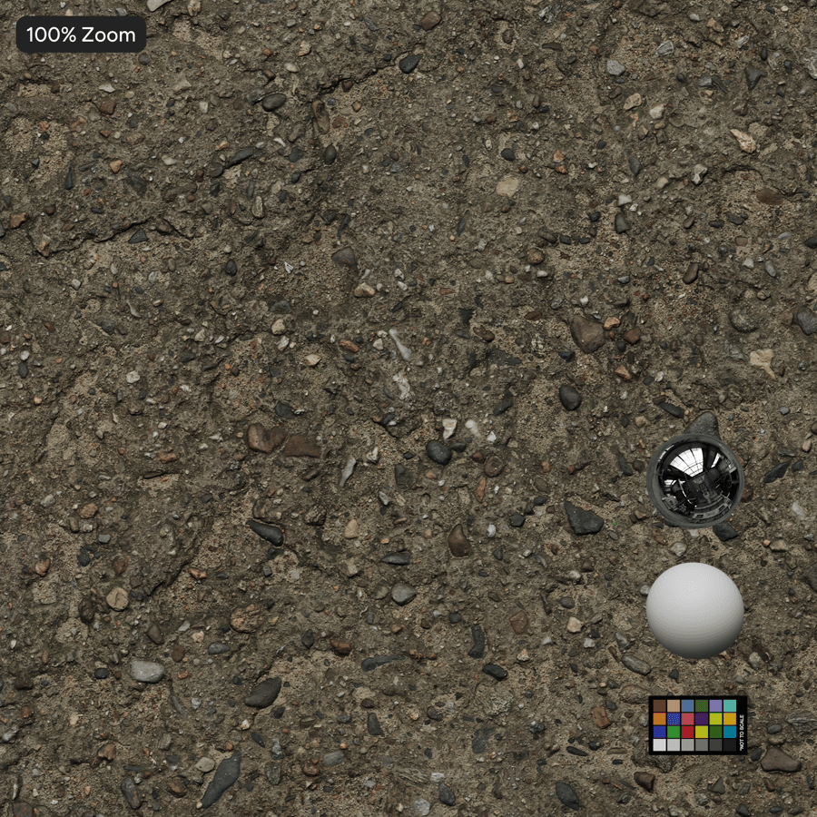 Eroded Asphalt Texture