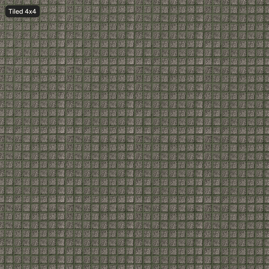 Decorative Cobblestone and Grass Paver Texture