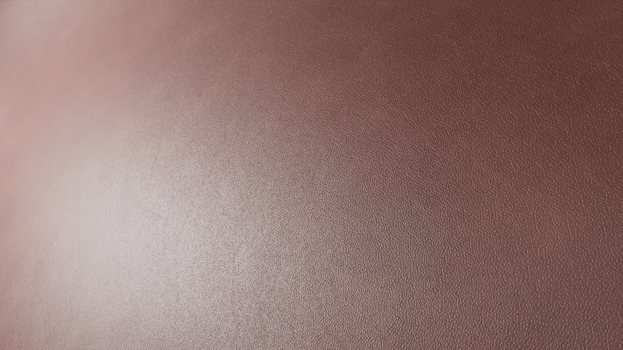 Semi-Cowhide Leather Texture, Metallic Maroon Red