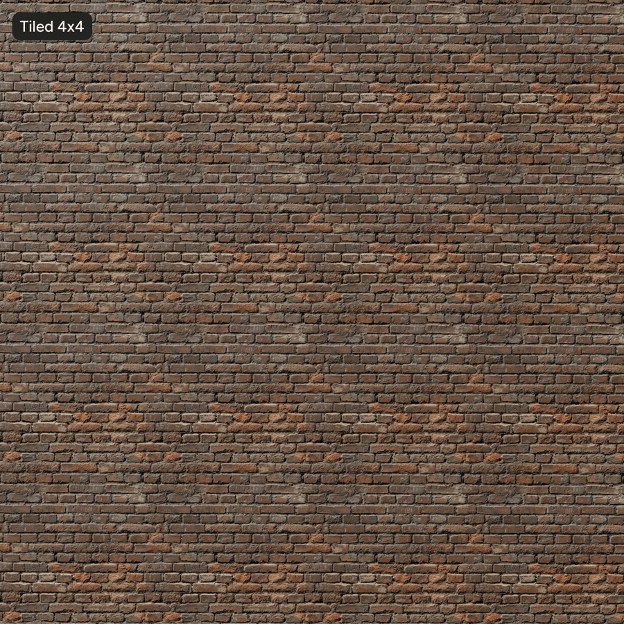 Yıpranmış Koşu Bağı Tuğla Duvar Dokusu, Kırmızı