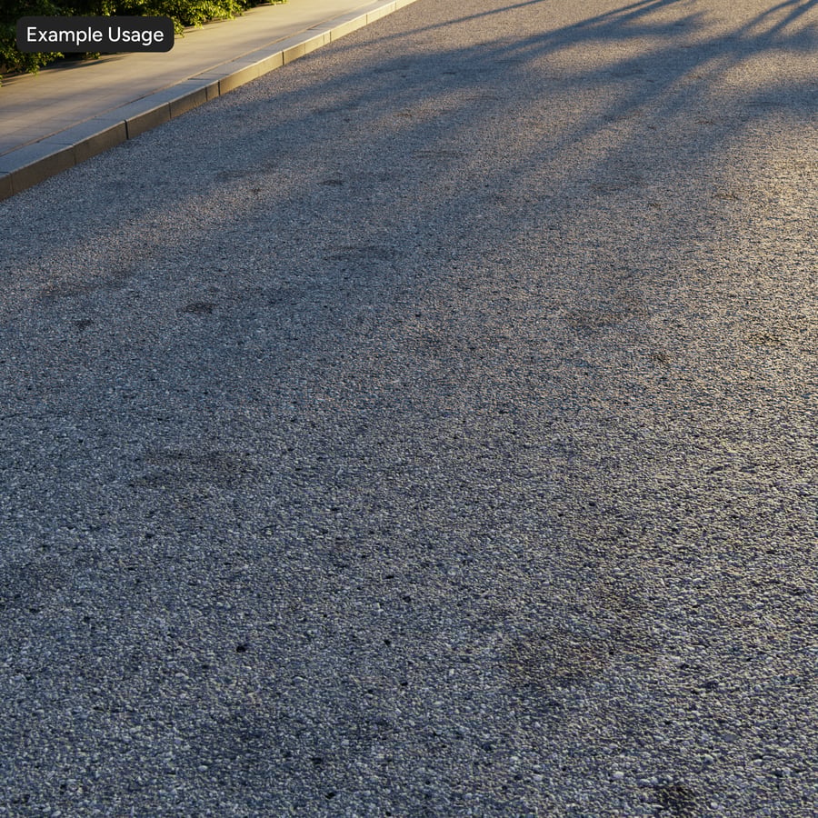 Matte Asphalt Road Texture, Grey