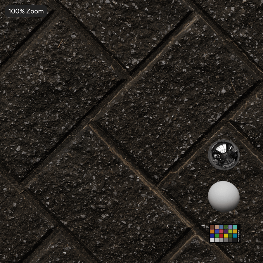 Texture de mur de soutènement à chevrons en granulats