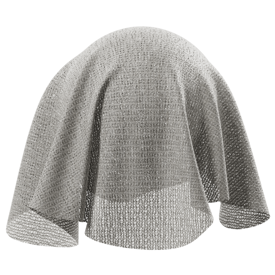 Organic Sheer Drapery Fabric Texture, Grey