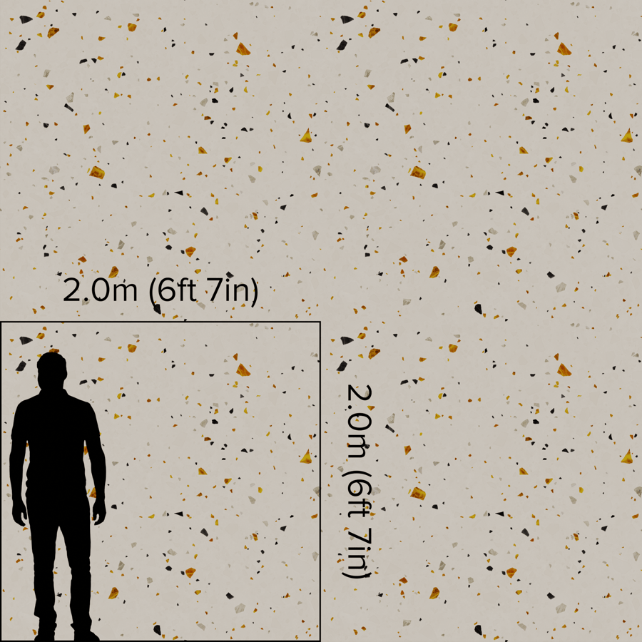 Textura Terrazzo Palladiana Mostarda, Bege