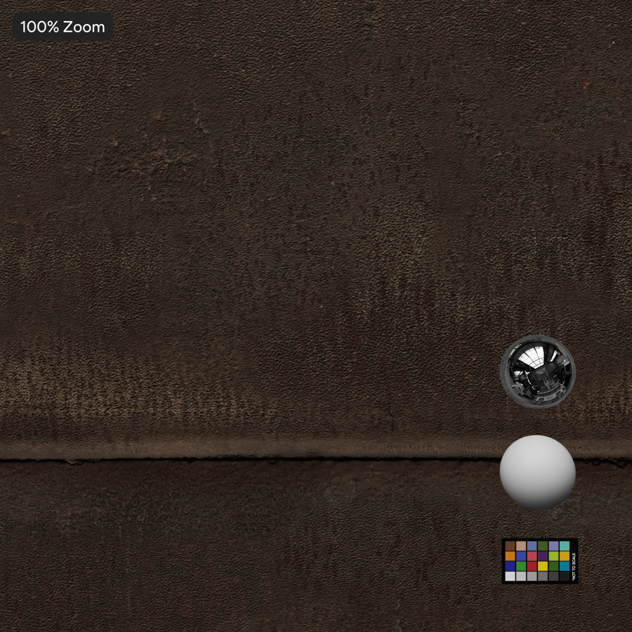 鏽蝕金屬面板紋理