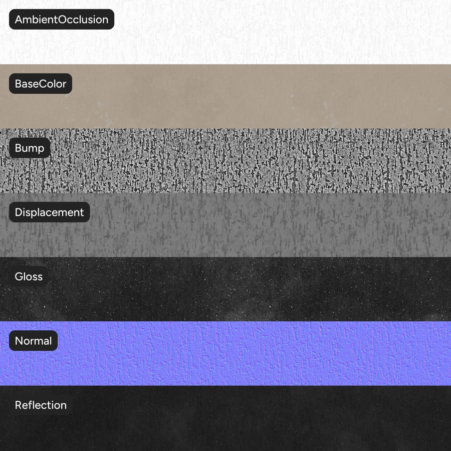 Textura de reboco arrastado, bege