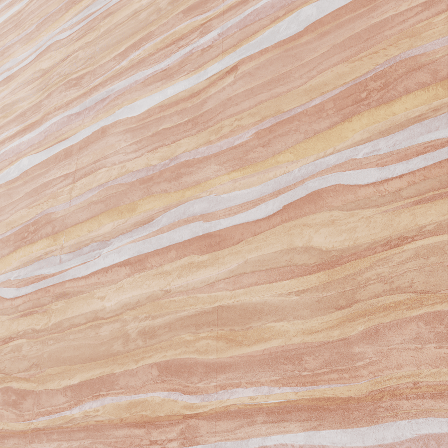 Layered Rammed Earth Texture, Orange