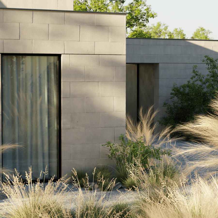 Cinder Concrete Block Wall Texture