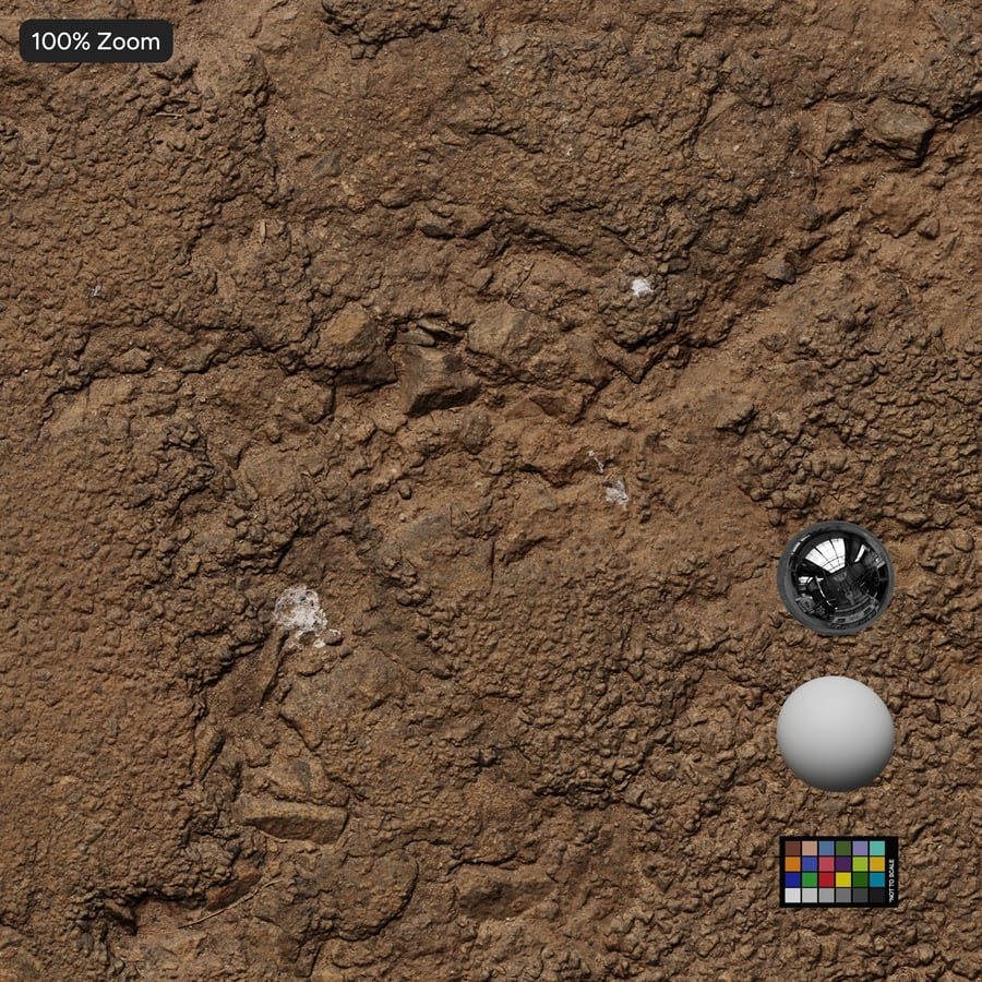 Текстура изъеденной грунтовой дороги