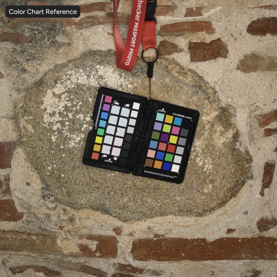 Damaged Layered Brick and Stone Wall Texture