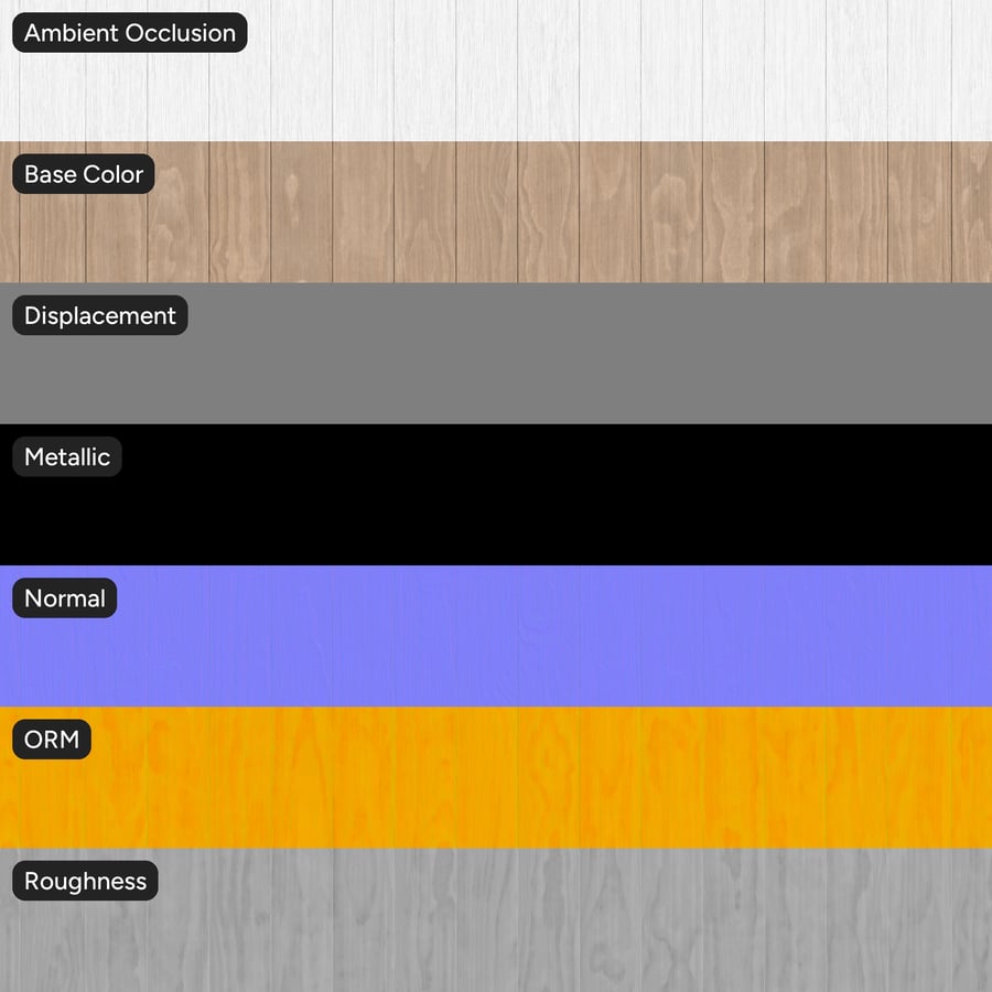 Barnwood Accoya Wood Board Texture, Warm