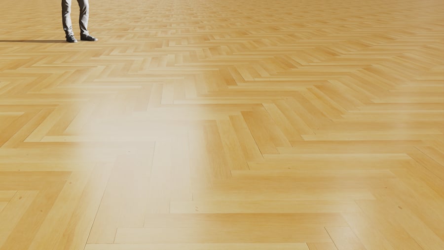 Herringbone Wood Flooring Texture, Blonde