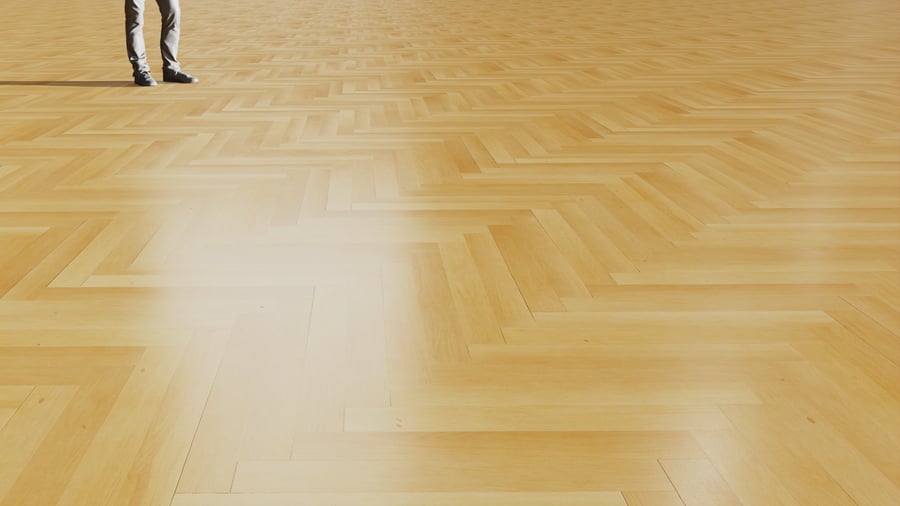 Herringbone Oak Wood Board Texture, Blonde