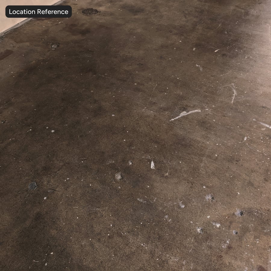 Textura de betão polido com covinhas, castanho