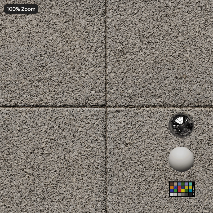 Square Aggregate Concrete Paver Texture