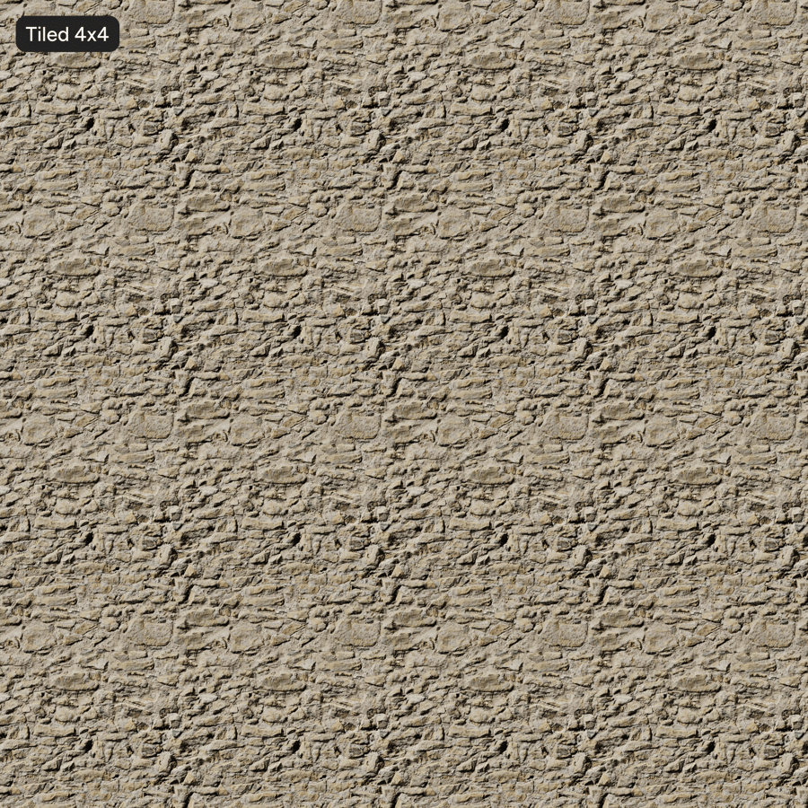 Texture de mur en moellons usés