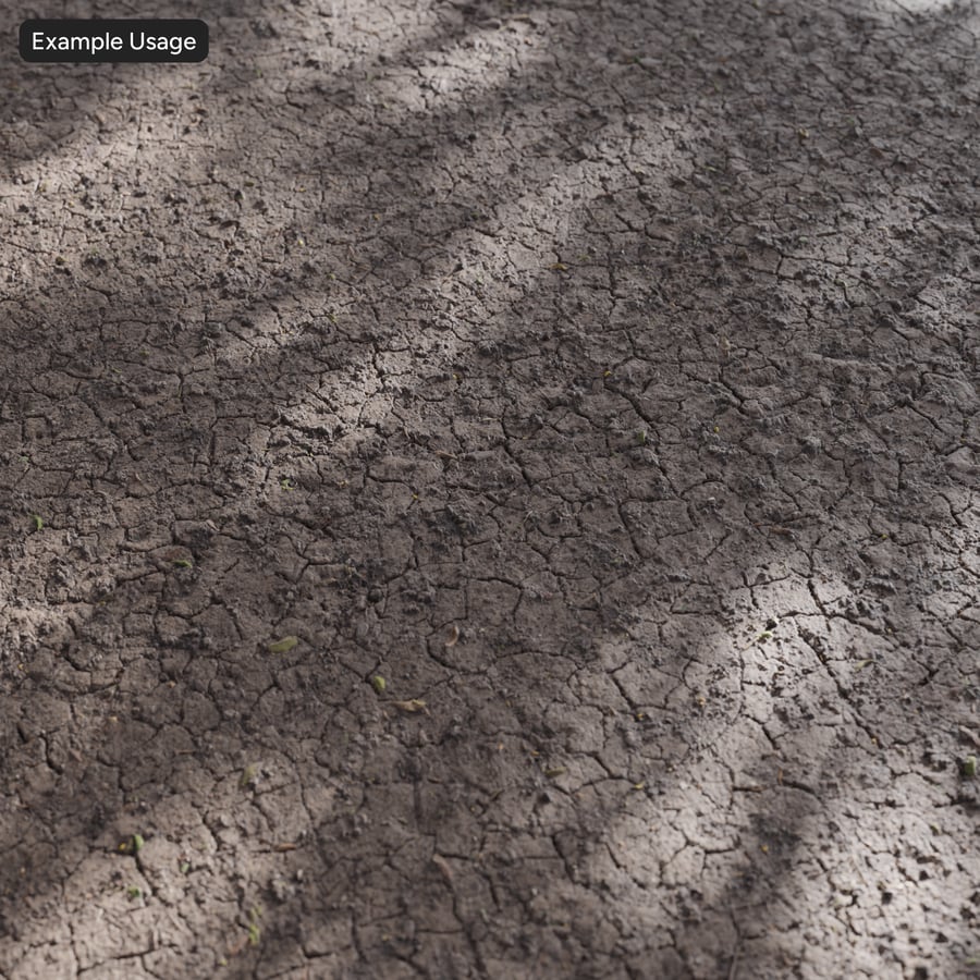 Textura de lama rachada