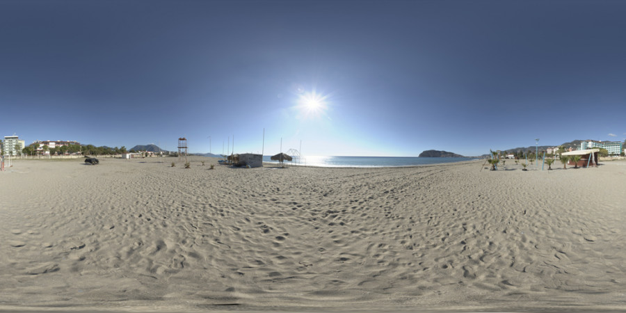 Clear Afternoon Alanya Beach Outdoor Sky HDRI