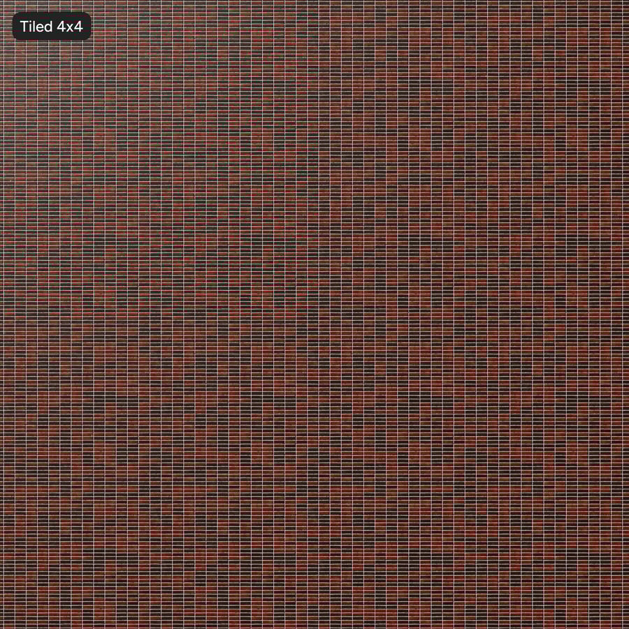 Stack Bond Brick Wall Texture, Red and Black
