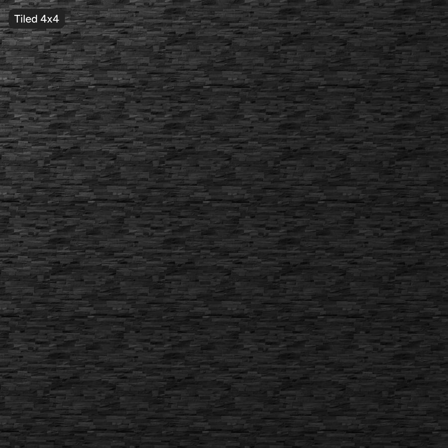 Texture murale en pierre Ledger lisse, anthracite