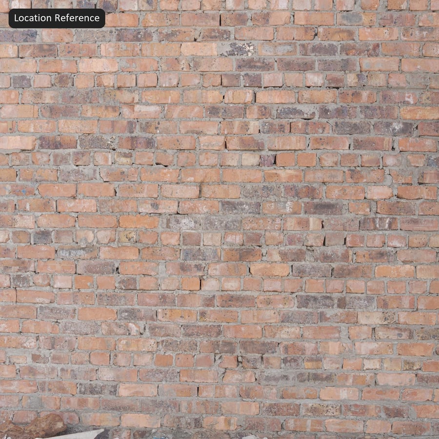 Texture gạch lát chạy mạch dọc bị phong hóa, nâu đỏ
