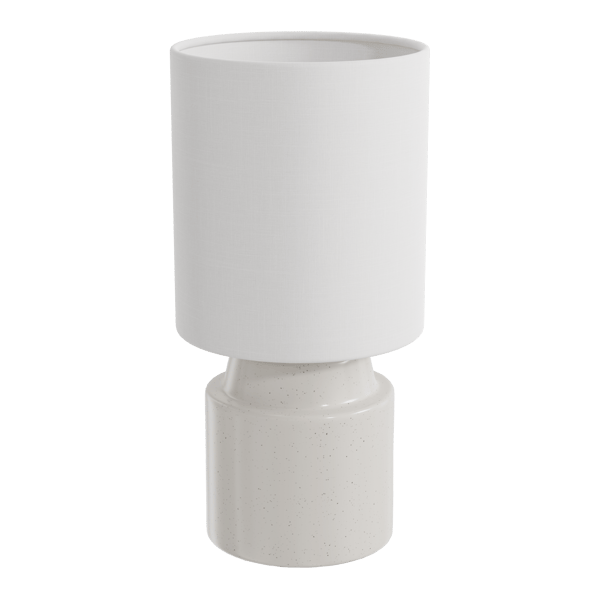Eno Ceramic Chic Pyrit Lampenmodell, Weiß