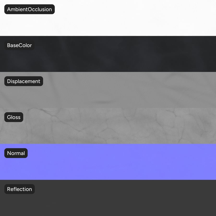 Textura de couro com acabamento dividido, preto