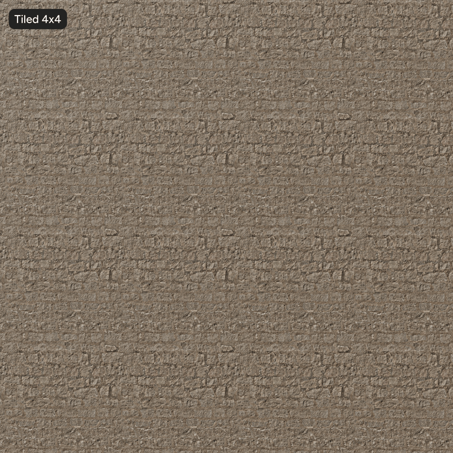 Verwitterte Granitblock-Wandtextur, warmes Grau
