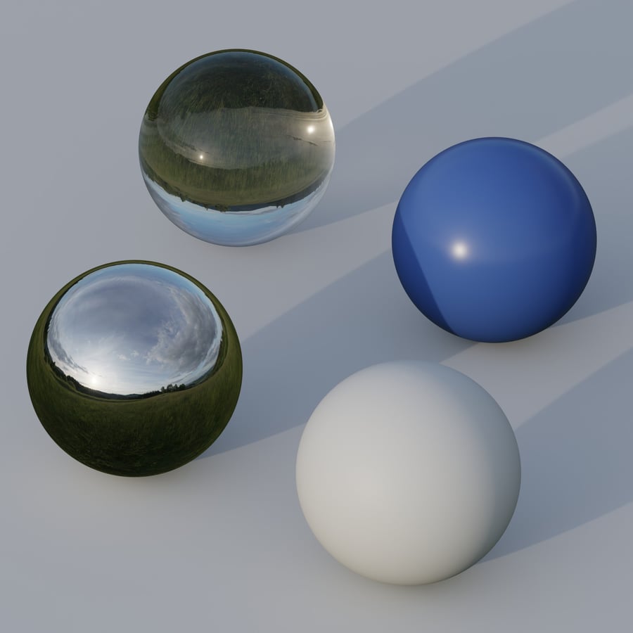 荒野多雲日落時分室外 HDRI
