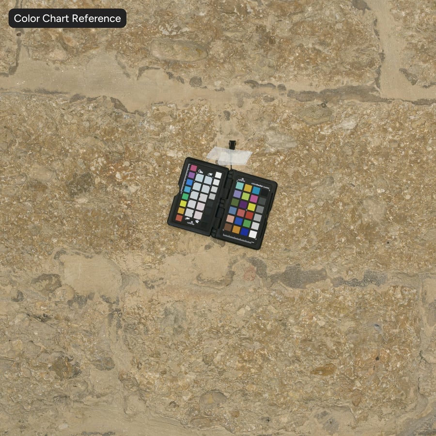 Texture de mur en pierre très usée, jaune