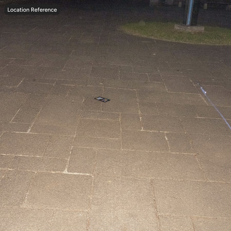 Textura de pavimentação de pedra Dirty Hopscotch