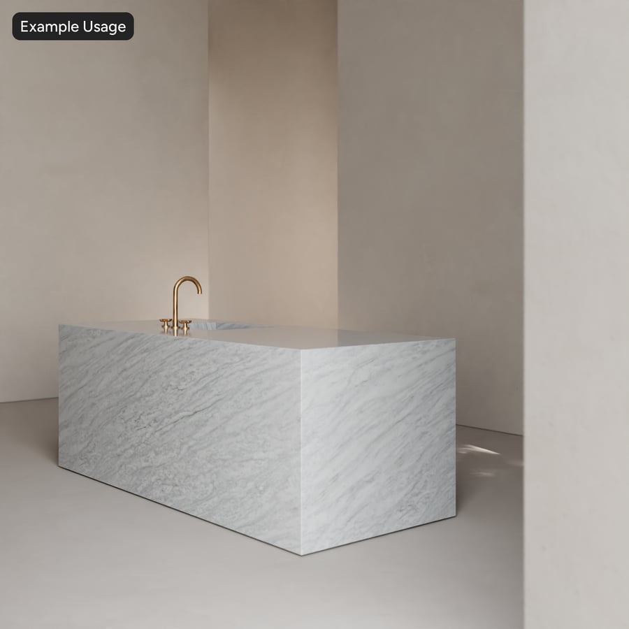Polished Marble Stone Texture, Misty Grey