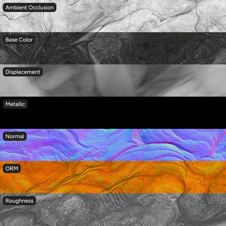 Gedroogde lavasteen textuur