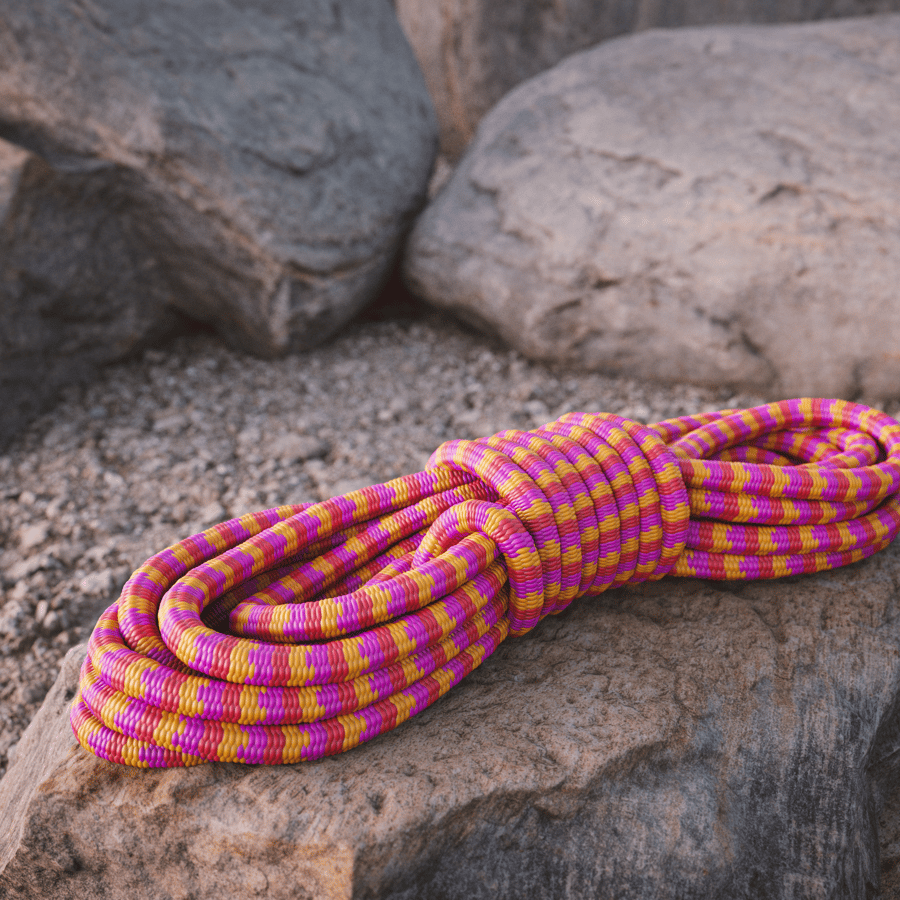 Elastic Tropical Cord Texture, Pink