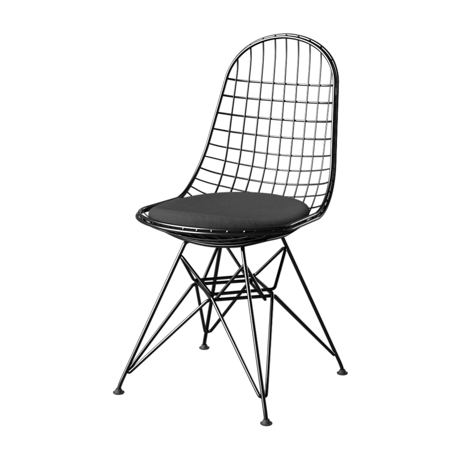 Replica Eames Scaffold Chair Model, Black