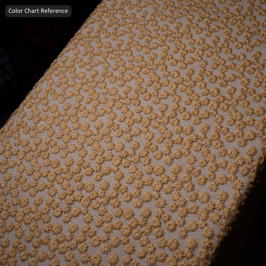 Textuur van bloemenkant, geel