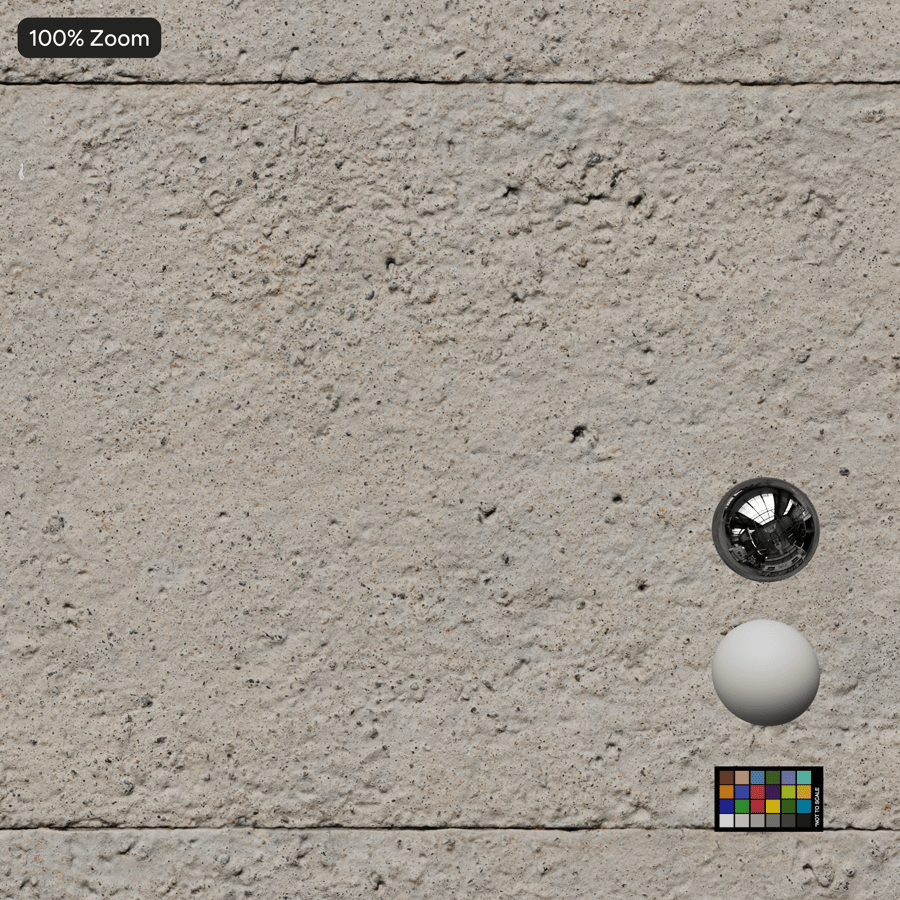 Coarse Precast Concrete Panel Wall Texture, Warm Off-White
