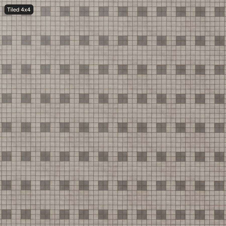 Granietbestrating, meerkleurig