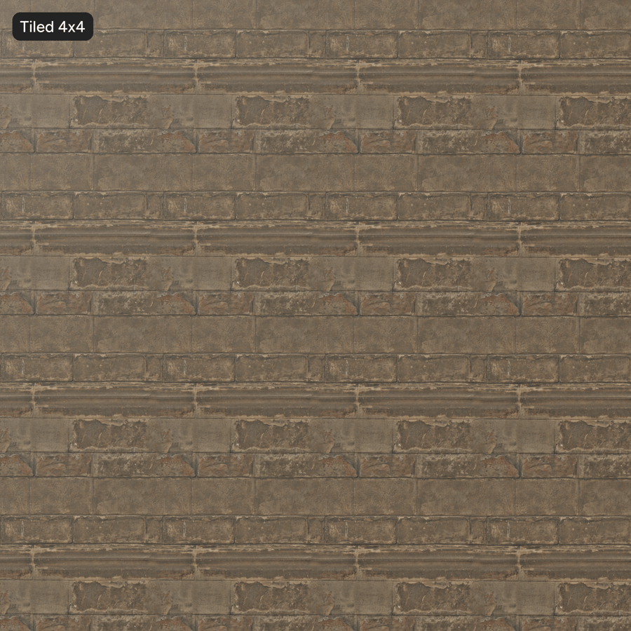 Texture de mur en blocs de pierre vieillis et écaillés