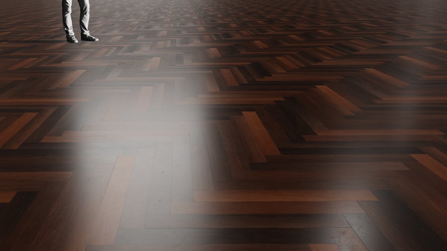 Textura de tábua de madeira em espinha, castanho escuro
