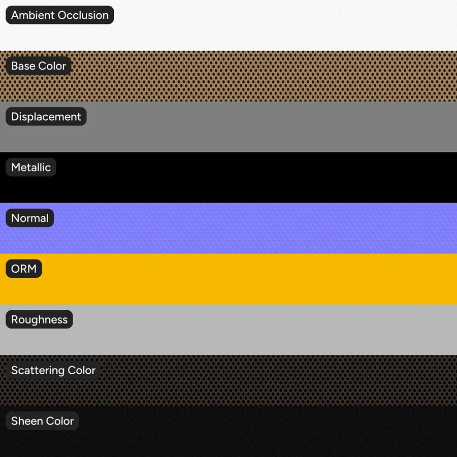 Текстура полиэфирной ткани Airmesh, бежевый