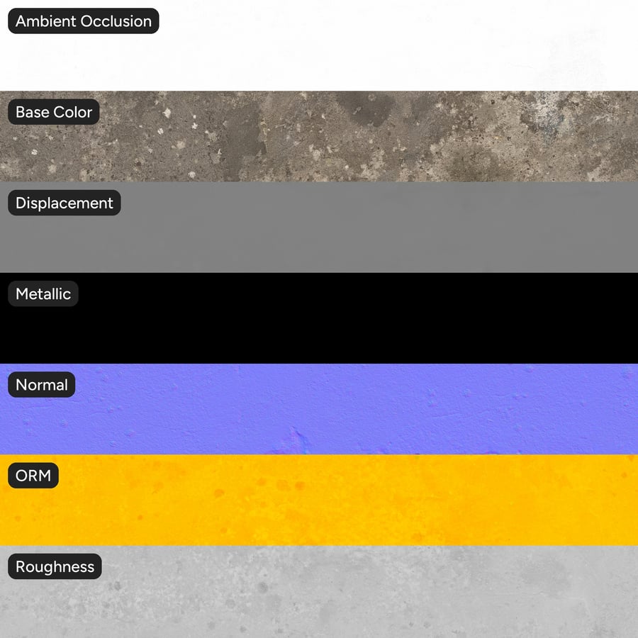 Textura de Parede de Betão Moldado com Líquenes, Cinzento Acastanhado